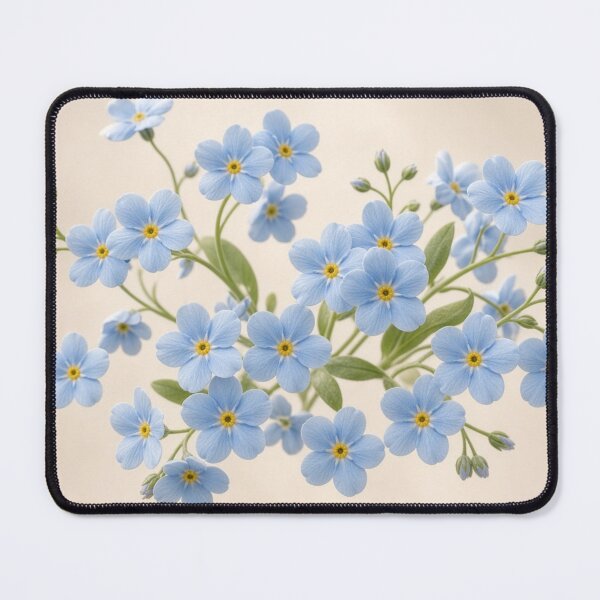 Item preview, Soft Baby Blue Flower Bouquet designed and sold by IntelliMindDesigns.