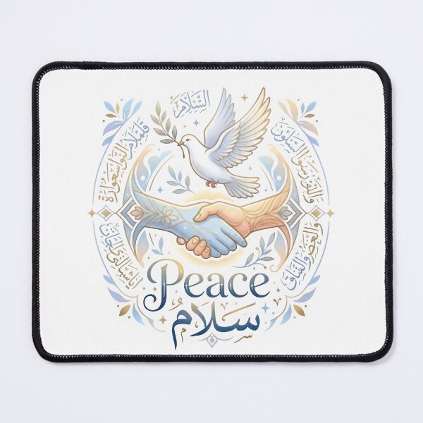 Item preview,  Universal Peace Dove & Harmony - سلام Elegantly Stylized Design designed and sold by eihabo.