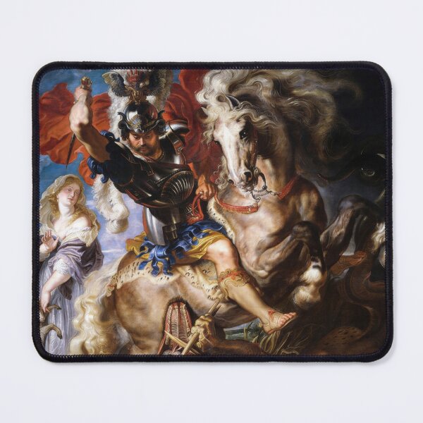 Item preview, Saint George and the Dragon by Peter Paul Rubens designed and sold by The Breathing Paint.