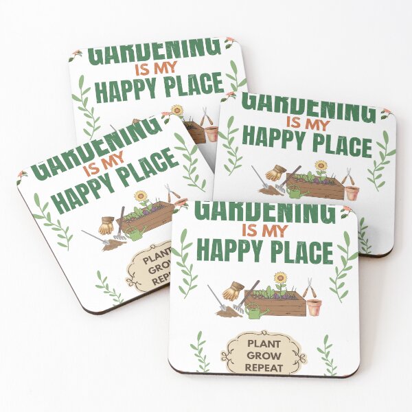 Item preview, Gardening Is My Happy Place Vintage Garden Lover Design designed and sold by Uvclick.