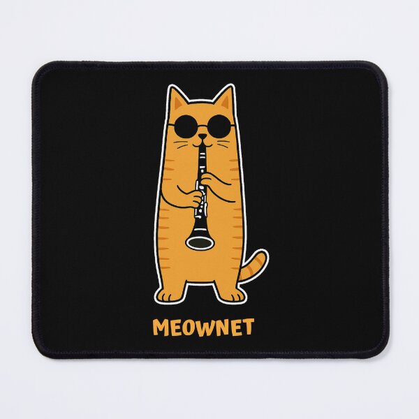 Item preview, clarinet cat designed and sold by kiakuki.