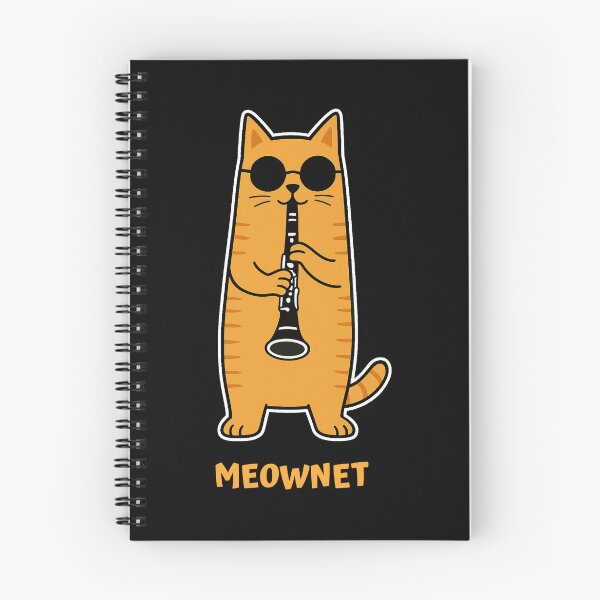 Item preview, clarinet cat designed and sold by kiakuki.