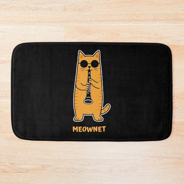 Item preview, clarinet cat designed and sold by kiakuki.
