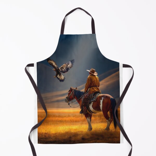 Item preview, A Horseman with an Eagle in a Golden Landscape designed and sold by Artessie.