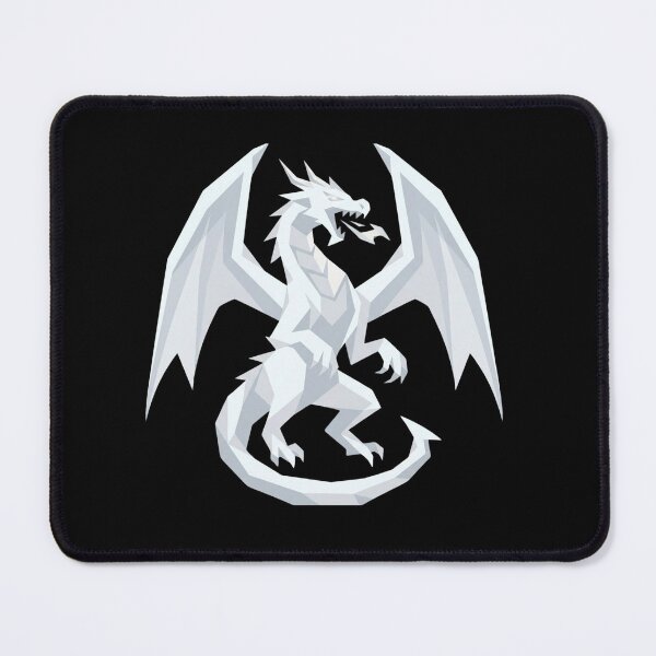 Item preview, White Dragon – Ancient Frost Wyrm Dark Fantasy designed and sold by memink.