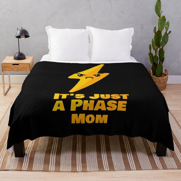 Item preview, It's Just A Phase Mom Funny Electrician Pun Lightning Bolt designed and sold by chaaval.
