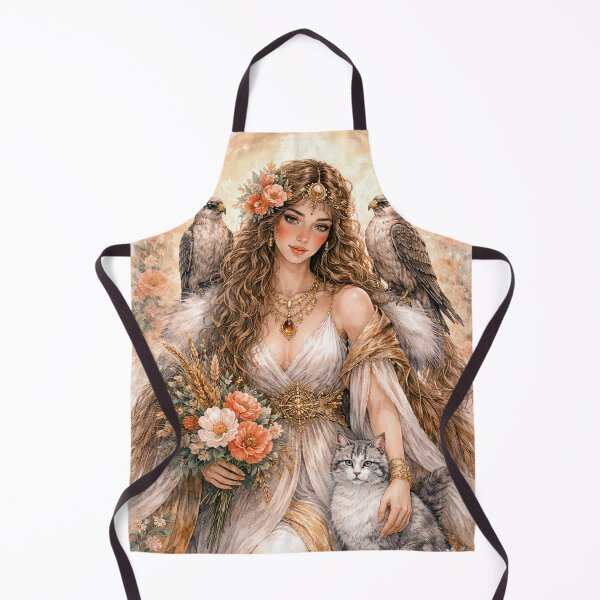 Item preview, Freya – Nordic Goddess of Love and Magic illustration designed and sold by GalleryKauffeld.