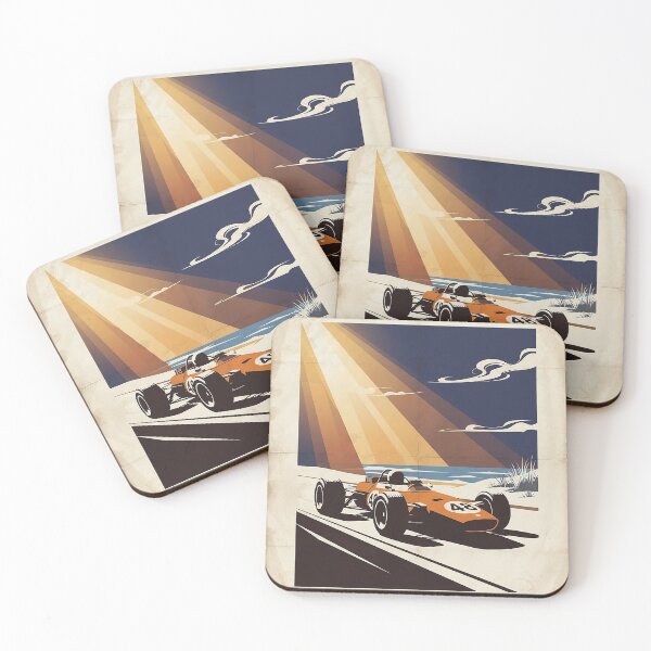 Item preview, GP Netherlands Zandvoort 1968 Minimalist Vintage Racing Design by MNS designed and sold by parnoandgank.