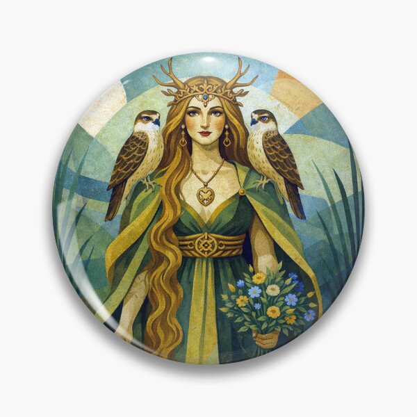 Item preview, Freya – Legendary Norse Goddess illustration designed and sold by GalleryKauffeld.
