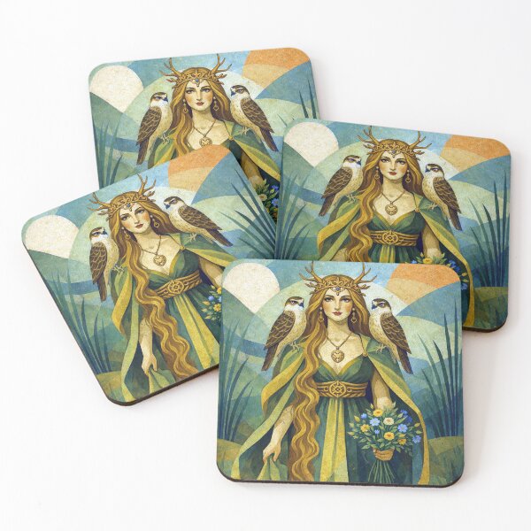 Item preview, Freya – Legendary Norse Goddess illustration designed and sold by GalleryKauffeld.