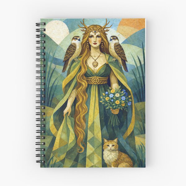 Item preview, Freya – Legendary Norse Goddess illustration designed and sold by GalleryKauffeld.
