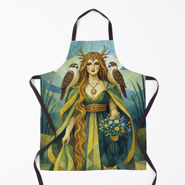 Item preview, Freya – Legendary Norse Goddess illustration designed and sold by GalleryKauffeld.