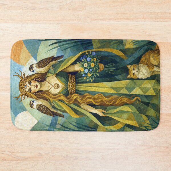 Item preview, Freya – Legendary Norse Goddess illustration designed and sold by GalleryKauffeld.