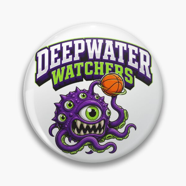 Item preview, Deepwater Watchers - Eye Monster Basketball Fantasy Sports Meme designed and sold by Dice_Goblin_Studio.