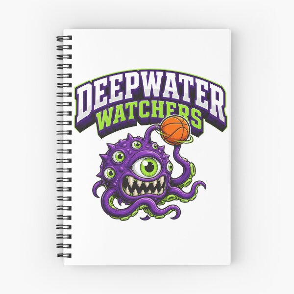 Item preview, Deepwater Watchers - Eye Monster Basketball Fantasy Sports Meme designed and sold by Dice_Goblin_Studio.