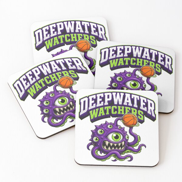 Item preview, Deepwater Watchers - Eye Monster Basketball Fantasy Sports Meme designed and sold by Dice_Goblin_Studio.