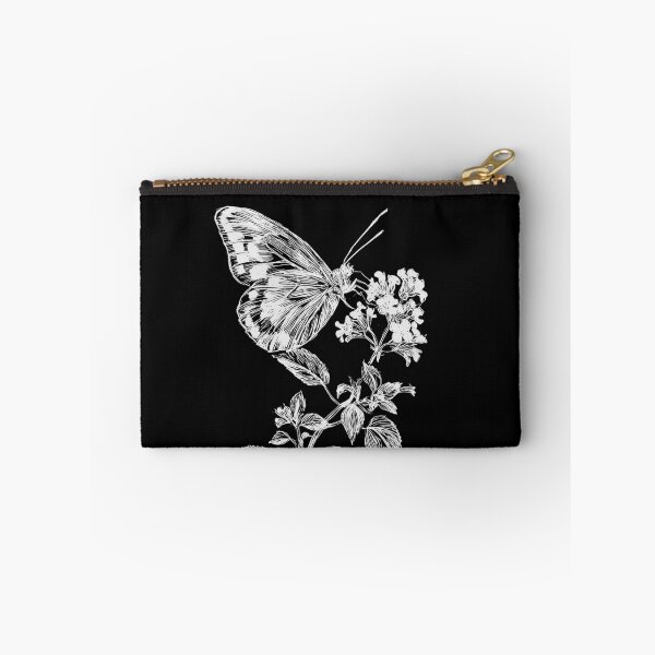 Item preview, Vintage Butterfly on Flowering Plant Illustration designed and sold by GoodOldPrints4.