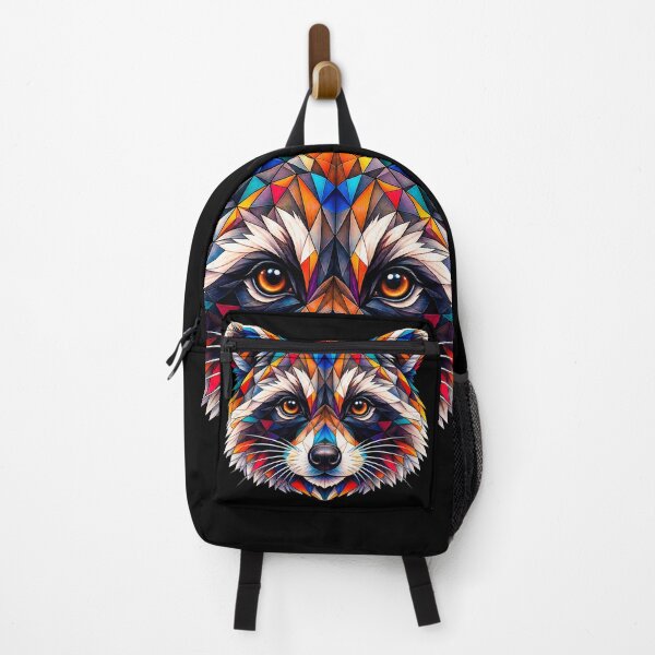 Item preview, Colorful Geometric Raccoon: Vibrant Low-Poly Animal Art for Wildlife Lovers designed and sold by Geometric Art..