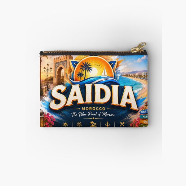 Item preview, Saidia Morocco Vintage Poster - The Blue Pearl of Morocco designed and sold by SilverLook48.