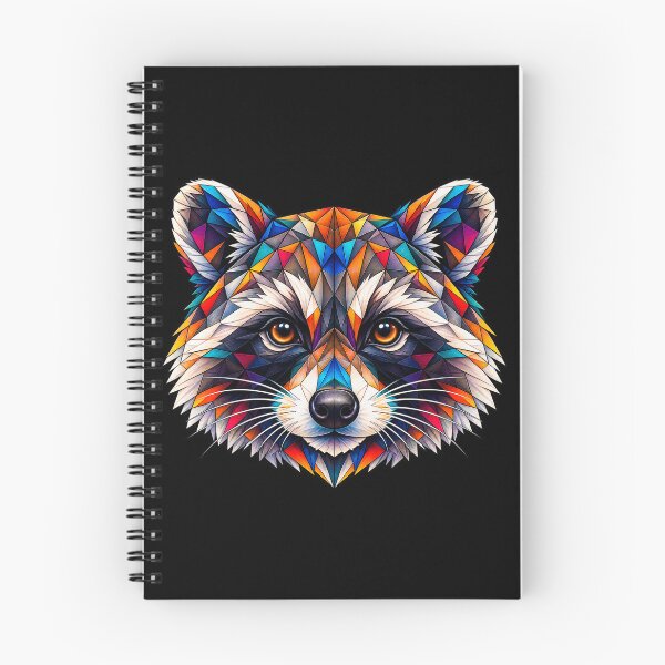Item preview, Colorful Geometric Raccoon: Vibrant Low-Poly Animal Art for Wildlife Lovers designed and sold by Geometric Art..