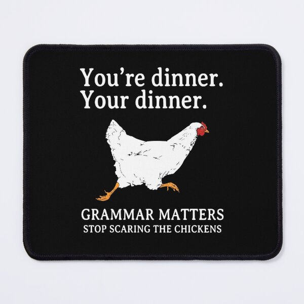 Item preview, Grammar Humor Chicken Design designed and sold by DarylPope.