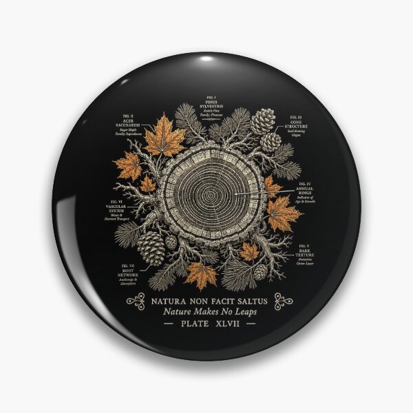 Item preview, Vintage Tree Ring Diagram Nature Makes No Leaps designed and sold by NoeValdric.