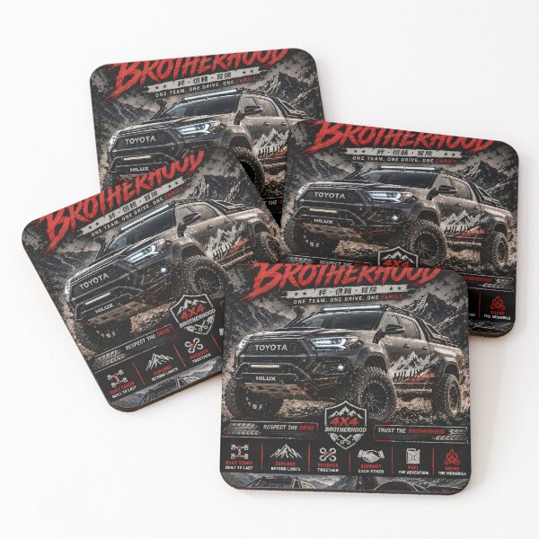 Item preview, GCR1 Hilux 4x4 Brotherhood – One Team, One Drive designed and sold by GCR1.