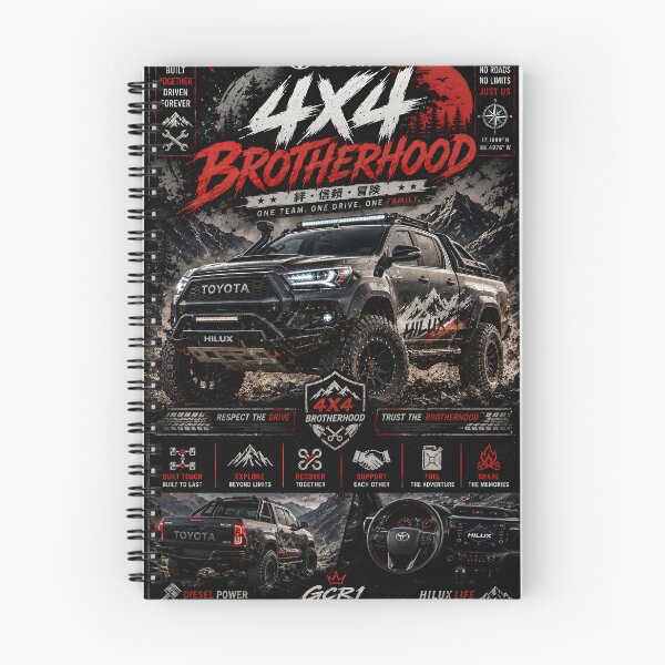 Item preview, GCR1 Hilux 4x4 Brotherhood – One Team, One Drive designed and sold by GCR1.