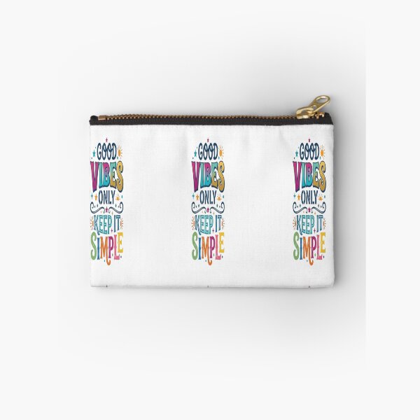 Item preview, Good Vibes Only Keep It Simple Typography Art designed and sold by Nakrisa.