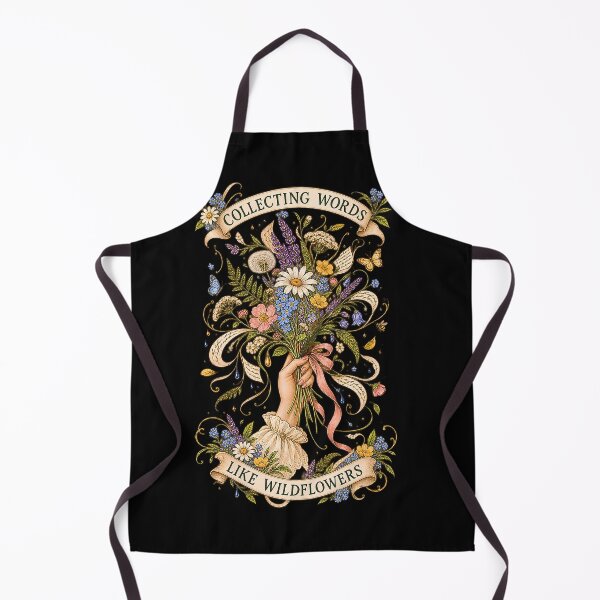 Item preview, Collecting Words Like Wildflowers – Floral Poetcore Art designed and sold by Pietro Bari.
