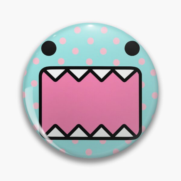 Item preview, Domo Kun Polka Dots Pink Teal Old Internet Web 2000s Nostalgia designed and sold by cinlali.