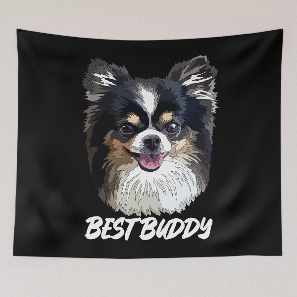Item preview, Long Haired Best Buddy Chihuhua Puppy designed and sold by Just-Arts-4U.