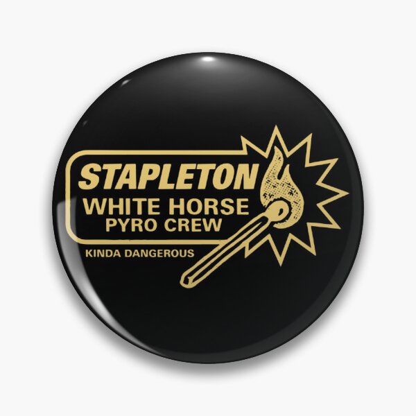 Item preview, Chris Stapleton White Horse Pyro Crew Yellow designed and sold by JustkidteesSSS.