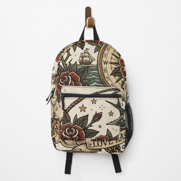 Item preview, Rose of the Seven Seas – Vintage Nautical Tattoo designed and sold by Maria Garcia´s.