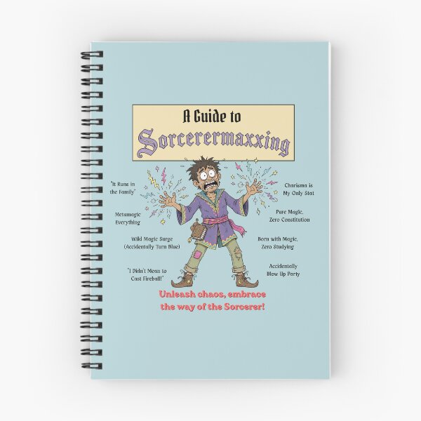 Item preview, A Guide to Sorcerermaxxing (Light Edition) - DND RPG Meme designed and sold by Dice_Goblin_Studio.