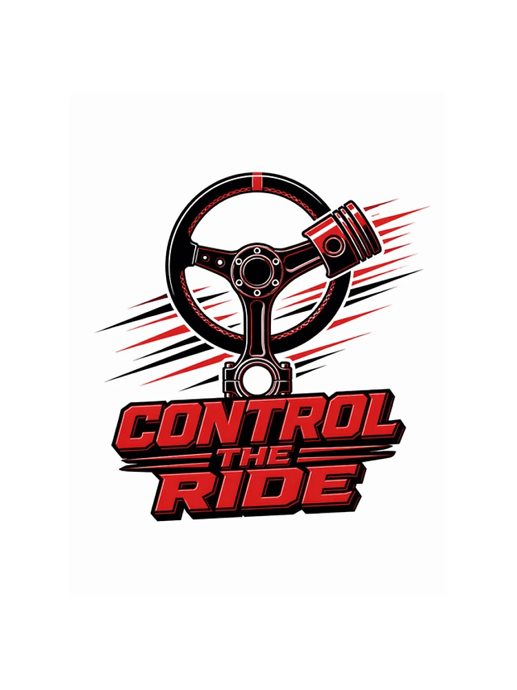 Thumbnail 4 of 4, iPhone Case, Control The Ride Car Racing Design designed and sold by WearTheVibe Store.