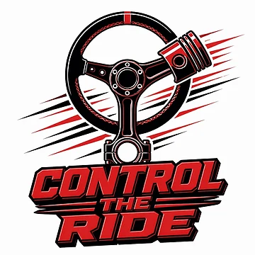 Artwork thumbnail, Control The Ride Car Racing Design by WearTheVibe Store