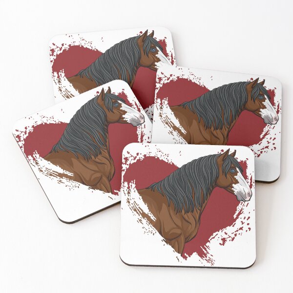 Item preview, The head of Abaco's horse and a red heart designed and sold by Cheval-de-coeur.