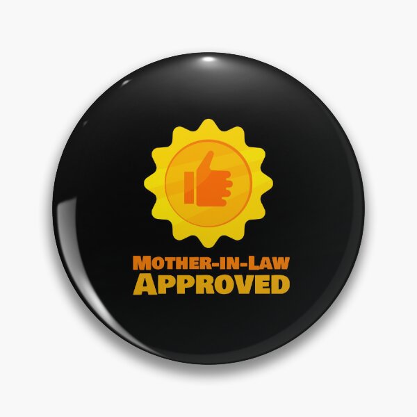 Item preview, Mother-in-Law Approved Funny Thumbs Up Seal designed and sold by chaaval.