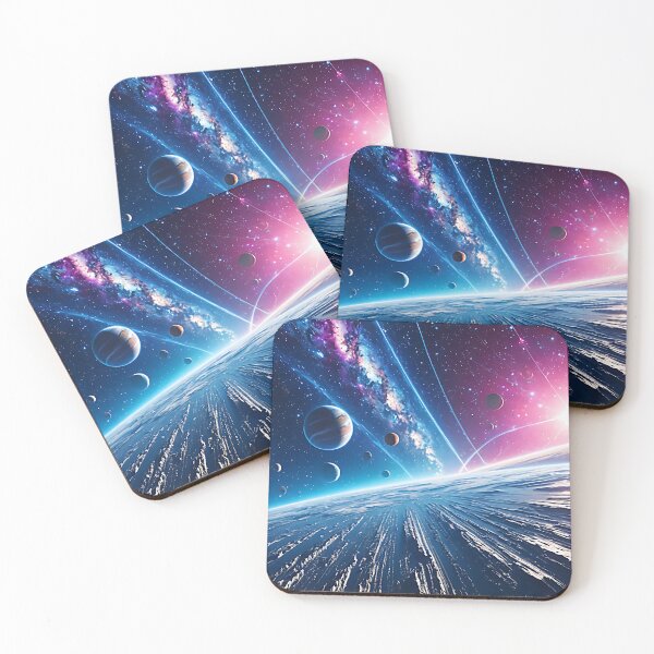 Item preview, Planetary Burst Horizon - Cosmic Speed Galaxy Desk Mat designed and sold by CuteSlothWorld.