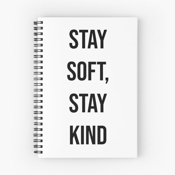 Item preview, Softness Tribe: Stay Soft Stay Kind Typography designed and sold by RedStreamStudio.