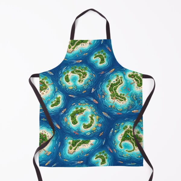 Item preview, Patrón de paraíso de isla tropical designed and sold by DailyVines.