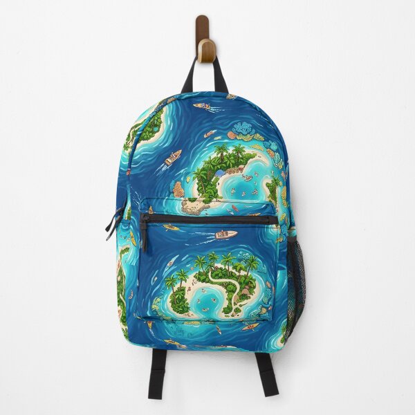 Item preview, Tropical Island Hopping Paradise Pattern designed and sold by DailyVines.