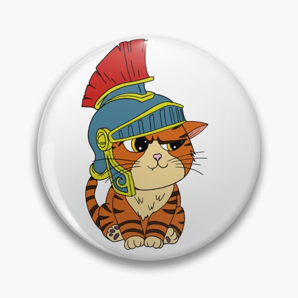Item preview, kawaii gladiator cat designed and sold by Insomnie.