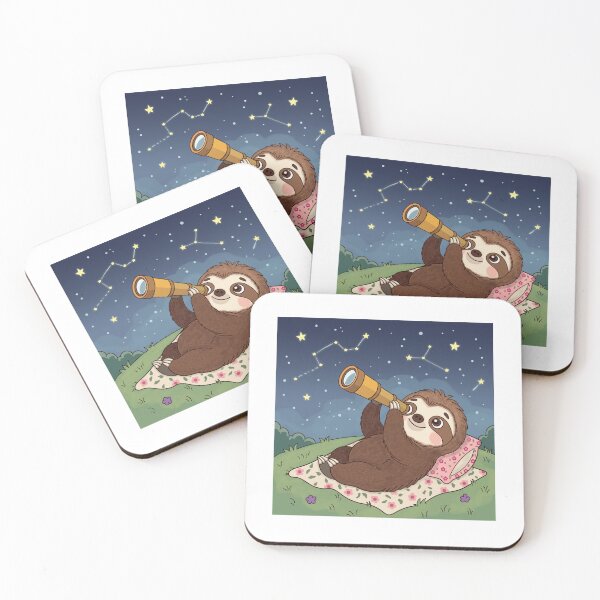 Item preview, Sueño nocturno de estrellas de perezoso designed and sold by WillowerStudio.