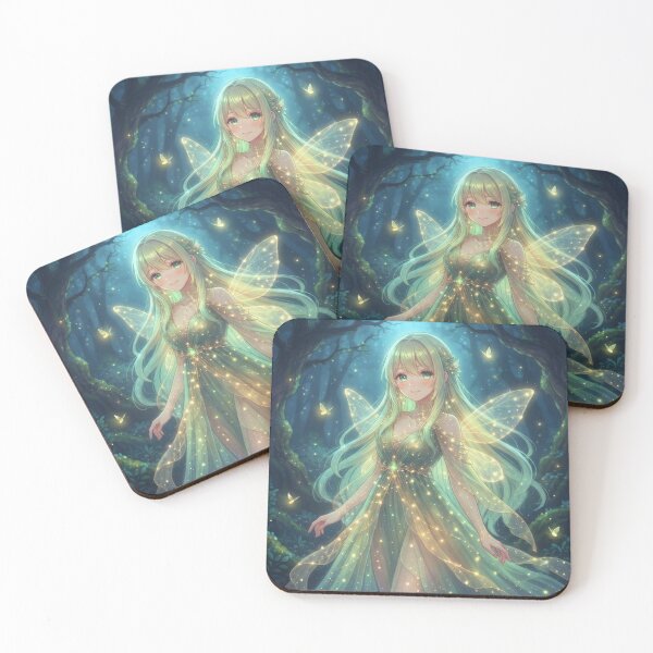 Item preview, Beautiful Enchanted Fairy In A Glowing Forest designed and sold by Azurart2.