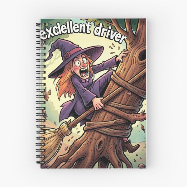 Item preview, A witch on a broomstick. An excellent driver. designed and sold by MagelliShop.