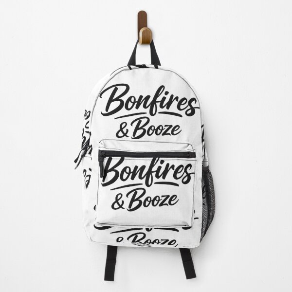 Item preview, Bonfires & Booze – Modern Brush Script Design designed and sold by GabeMountainArt.