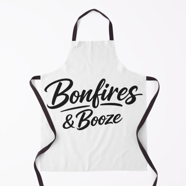 Item preview, Bonfires & Booze – Modern Brush Script Design designed and sold by GabeMountainArt.