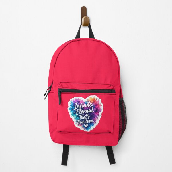 Item preview, Infinite Eternal That's True Love Colorful Watercolor Heart Sticker designed and sold by Scro-Ciob-Shop.